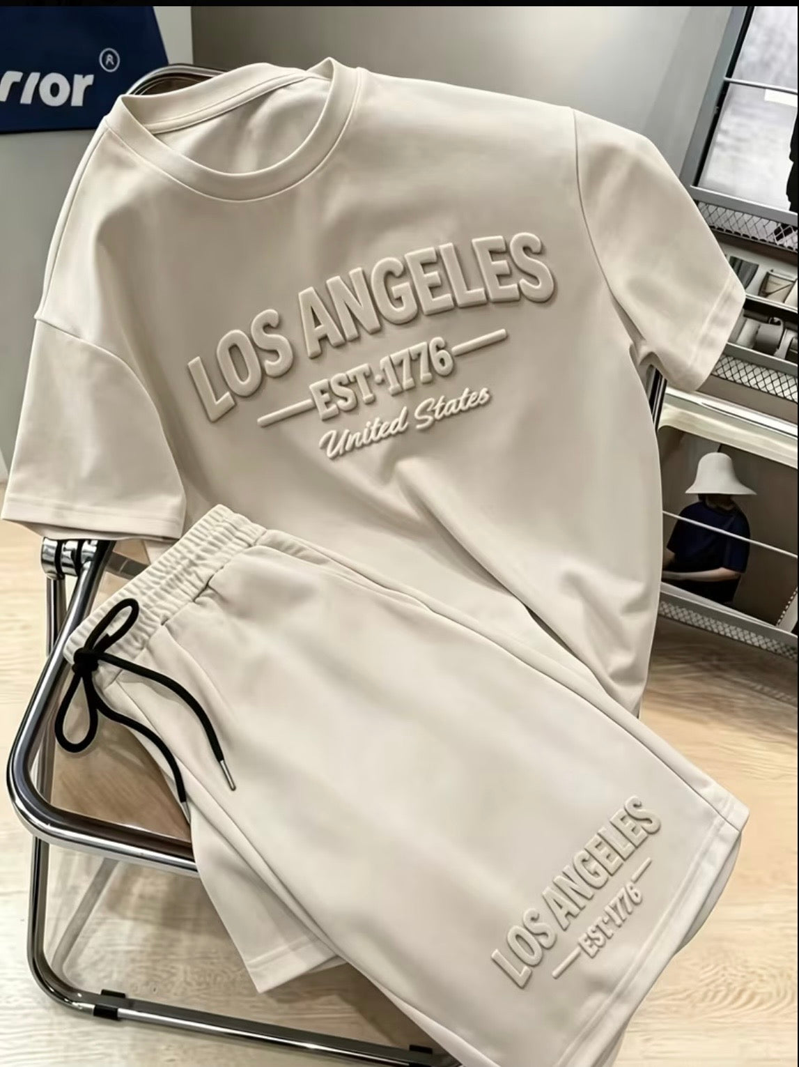 LA Tracksuit Set — Men's T-Shirt & Shorts