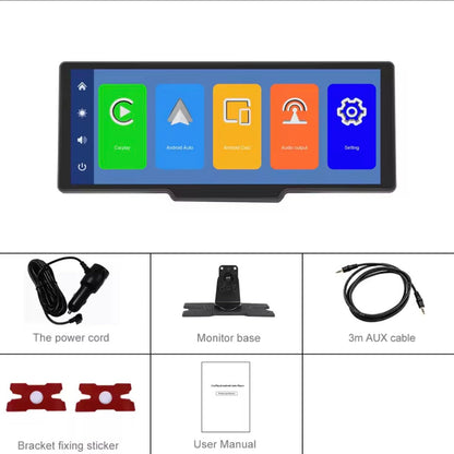 Podofo Wireless Carplay Portable Digital Dashboard Android Auto 10.26 Inch Smart Player With Voice Control 1080P BT TF